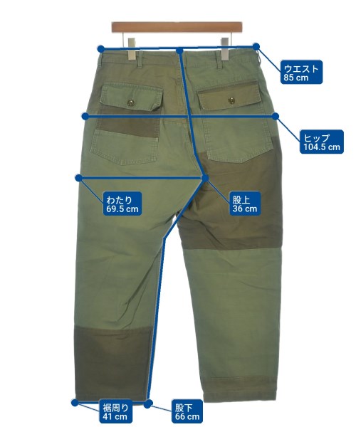 Engineered Garments กางเกงมีกระเป๋าข้างกางเกง2-4 กระเป๋า