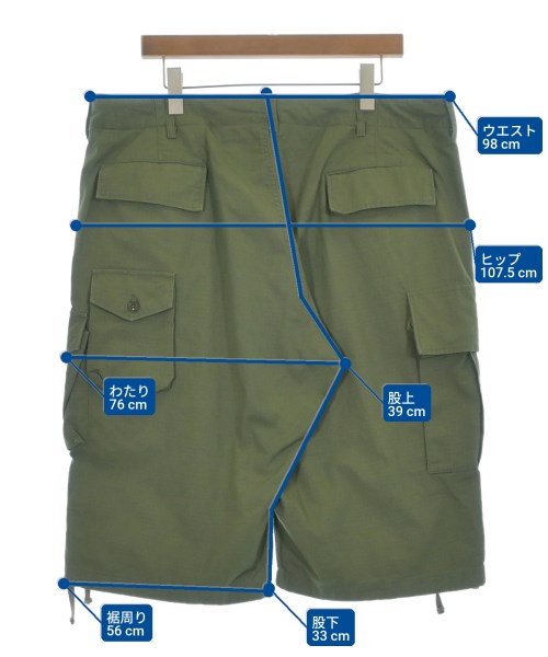 Engineered Garments กางเกงขาสั้น