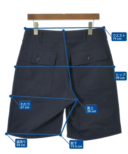 Engineered Garments กางเกงขาสั้น