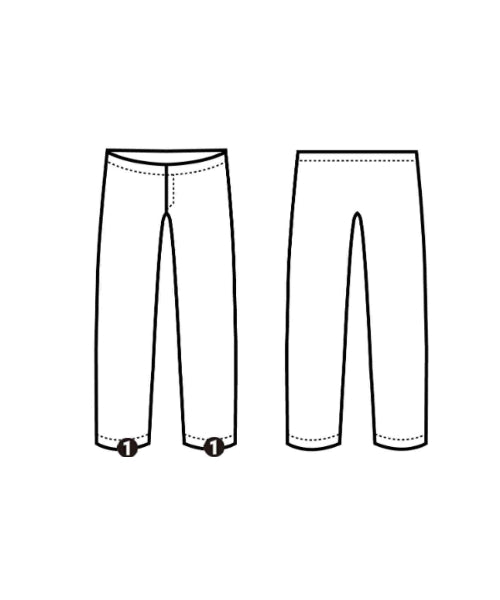 Engineered Garments กางเกงมีกระเป๋าข้างกางเกง2-4 กระเป๋า