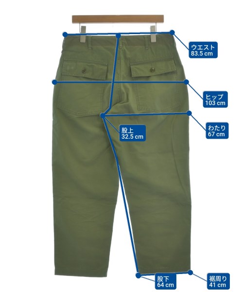 Engineered Garments กางเกงมีกระเป๋าข้างกางเกง2-4 กระเป๋า