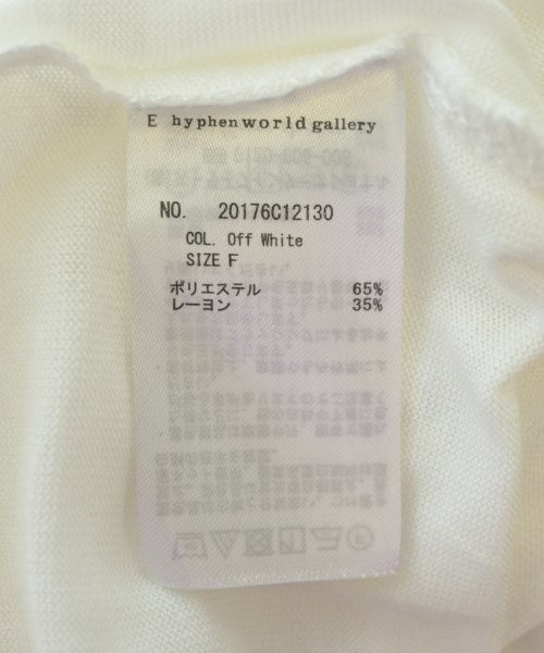 E HYPHEN WORLD GALLERY เสื้อยืด/เสื้อท็อปส์