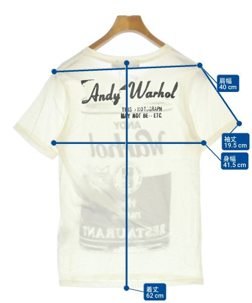 Andy Warhol BY HYSTERIC GLAMOUR เสื้อยืด/เสื้อท็อปส์