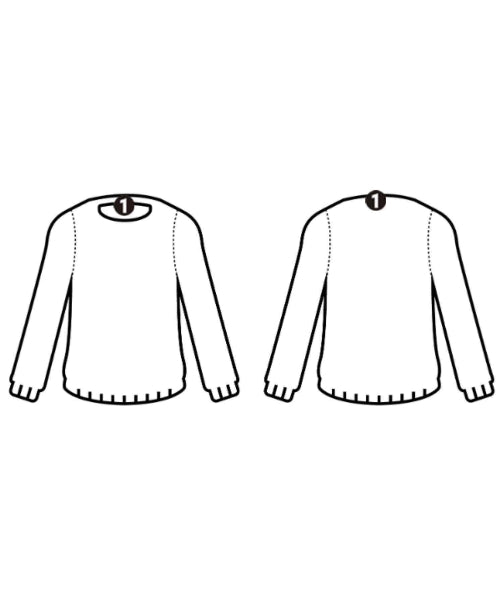 beautiful people เสื้อกันหนาว