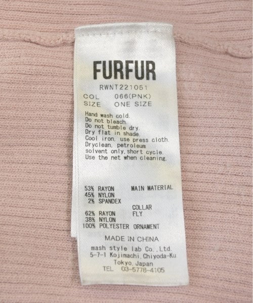 FURFUR เสื้อกันหนาว