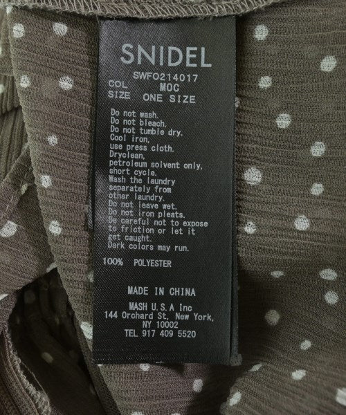 SNIDEL ชุดเดรส