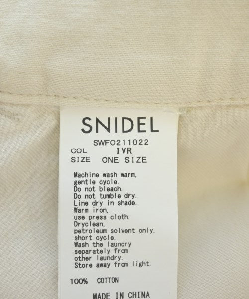 SNIDEL ชุดเอี๊ยม/เสื้อคลุมหลวมๆ/จั๊มสูท