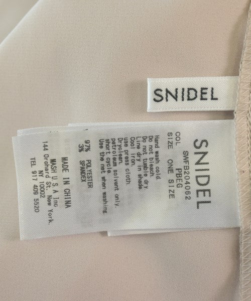 SNIDEL เดรสที่เป็นเสื้อเชิ้ตตัวยาว