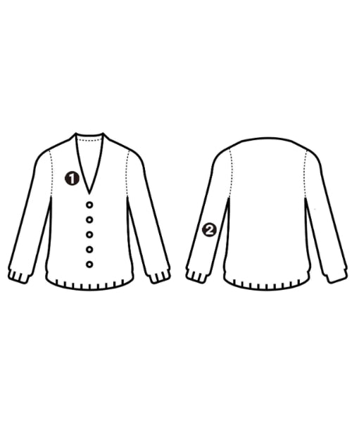 BEAMS Lights เสื้อคาร์ดิแกน