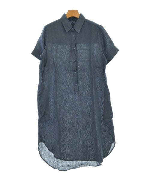 120% lino เดรสที่เป็นเสื้อเชิ้ตตัวยาว