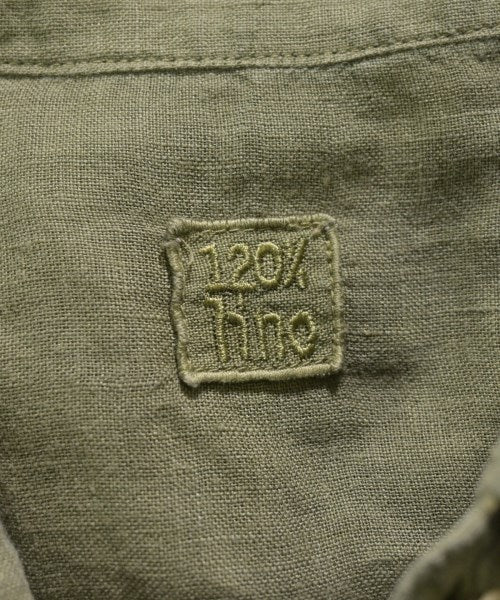120% lino เดรสที่เป็นเสื้อเชิ้ตตัวยาว