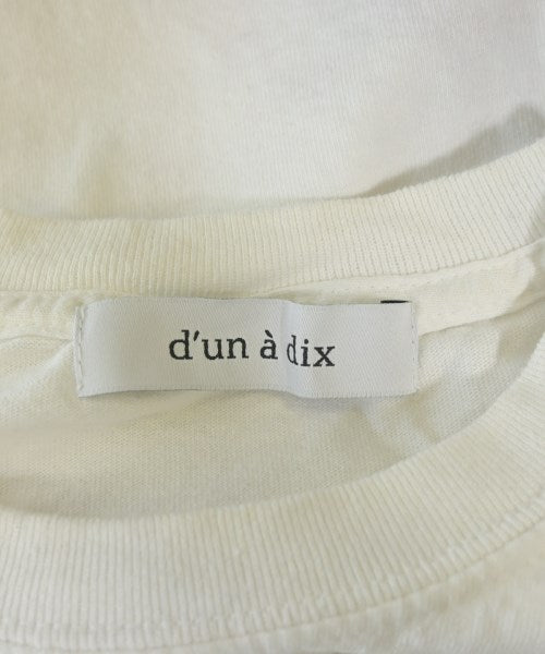 d'un a dix เสื้อยืด/เสื้อท็อปส์