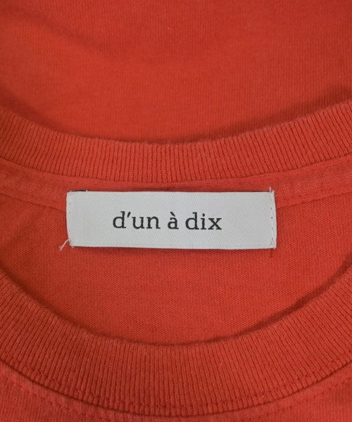 d'un a dix เสื้อยืด/เสื้อท็อปส์