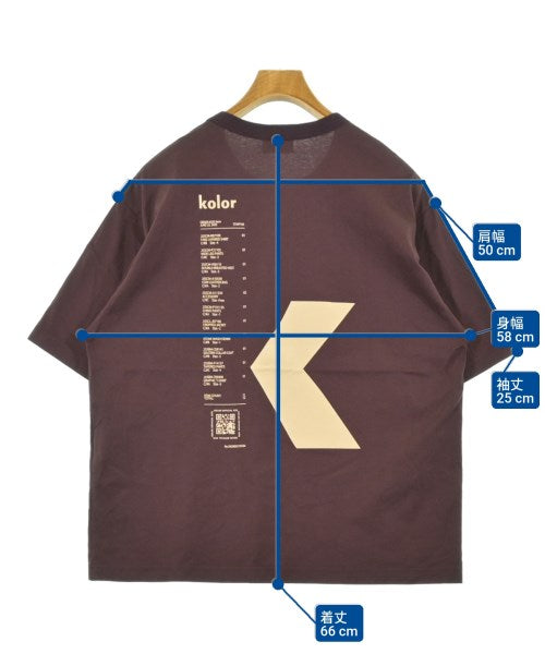 kolor เสื้อยืด/เสื้อท็อปส์