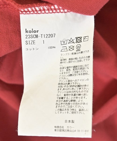 kolor เสื้อยืด/เสื้อท็อปส์