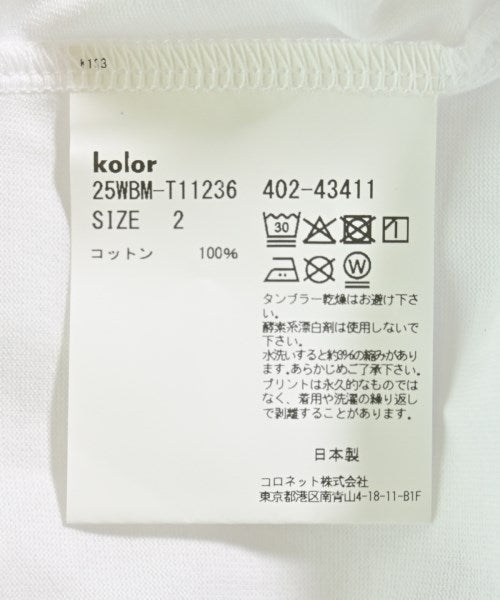 kolor เสื้อยืด/เสื้อท็อปส์