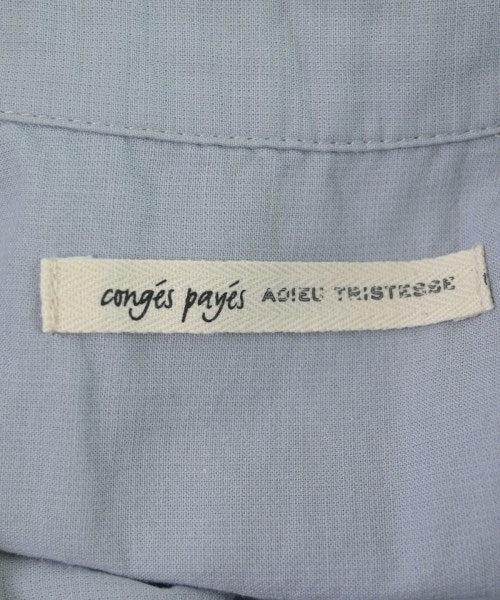 conges payes เดรสที่เป็นเสื้อเชิ้ตตัวยาว