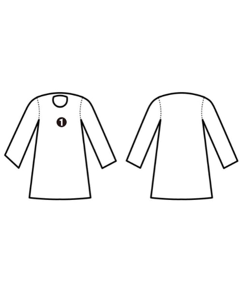 audrey and John Wad เดรสที่เป็นเสื้อเชิ้ตตัวยาว