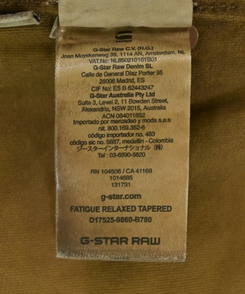 G-STAR RAW กางเกงมีกระเป๋าข้างกางเกง2-4 กระเป๋า