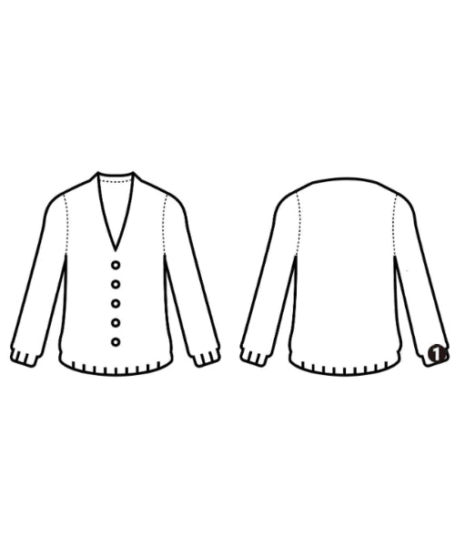 sacai luck เสื้อคาร์ดิแกน