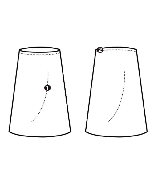 sacai luck กระโปรงยาว/แม็กซี่ยาว