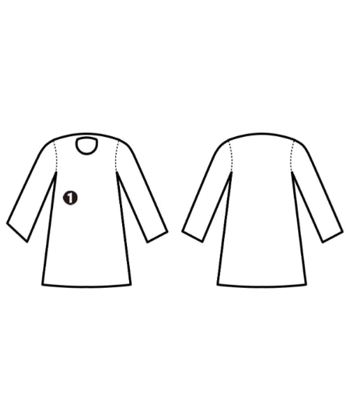 SLOBE IENA เดรสที่เป็นเสื้อเชิ้ตตัวยาว