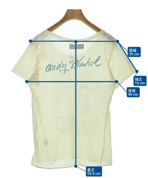 Andy Warhol BY HYSTERIC GLAMOUR เสื้อยืด/เสื้อท็อปส์