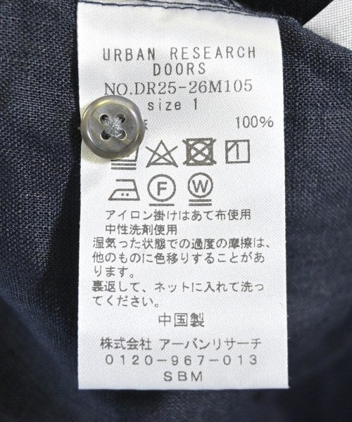 URBAN RESEARCH DOORS เดรสที่เป็นเสื้อเชิ้ตตัวยาว