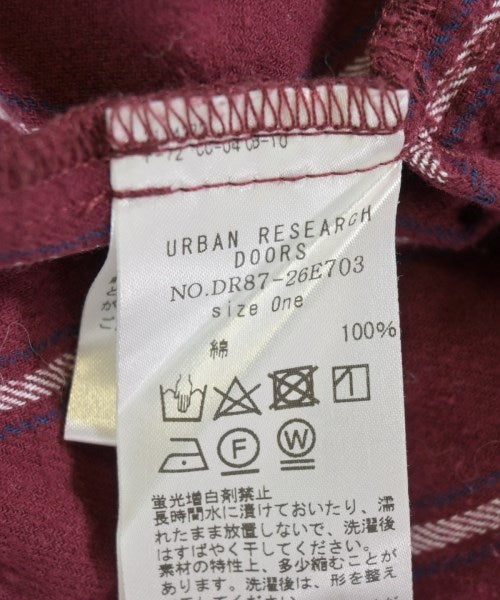 URBAN RESEARCH DOORS เดรสที่เป็นเสื้อเชิ้ตตัวยาว
