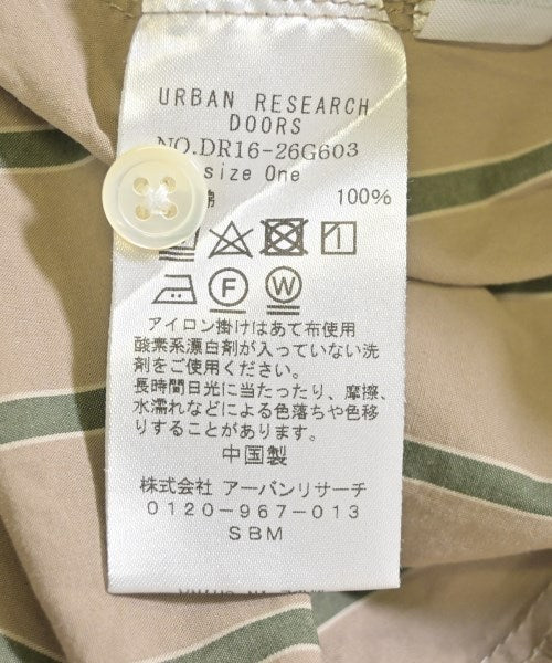 URBAN RESEARCH DOORS เดรสที่เป็นเสื้อเชิ้ตตัวยาว