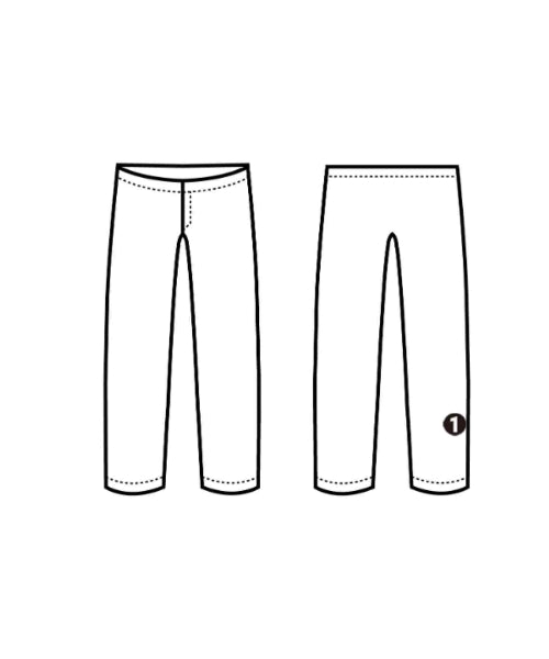 URBAN RESEARCH DOORS กางเกงมีกระเป๋าข้างกางเกง2-4 กระเป๋า