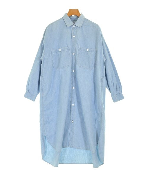 BLUE BLUE เดรสที่เป็นเสื้อเชิ้ตตัวยาว