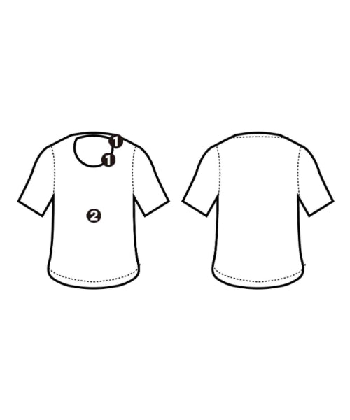 DIESEL เสื้อยืด/เสื้อท็อปส์