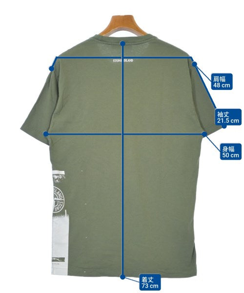 STONE ISLAND เสื้อยืด/เสื้อท็อปส์