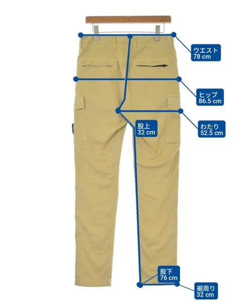 STONE ISLAND กางเกงมีกระเป๋าข้างกางเกง2-4 กระเป๋า