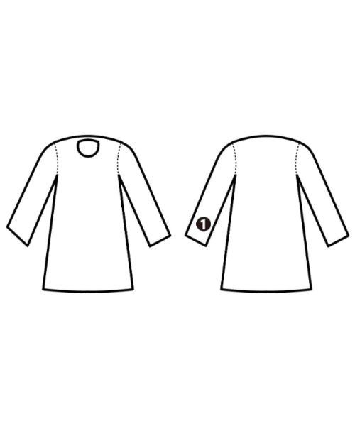 Gymphlex เดรสที่เป็นเสื้อเชิ้ตตัวยาว