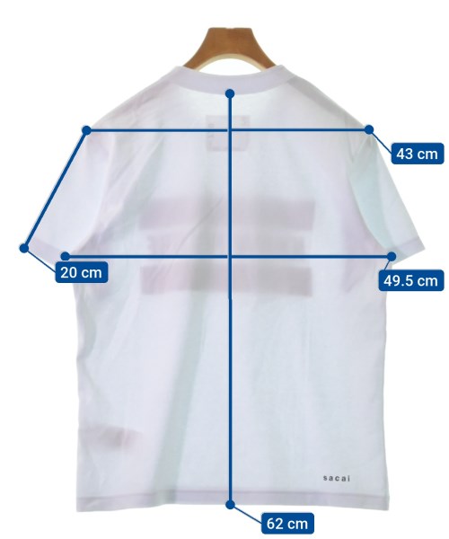 sacai เสื้อยืด/เสื้อท็อปส์