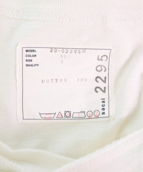 sacai เสื้อยืด/เสื้อท็อปส์