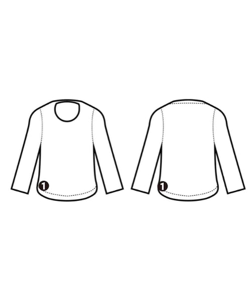 sacai เสื้อสเวตเตอร์