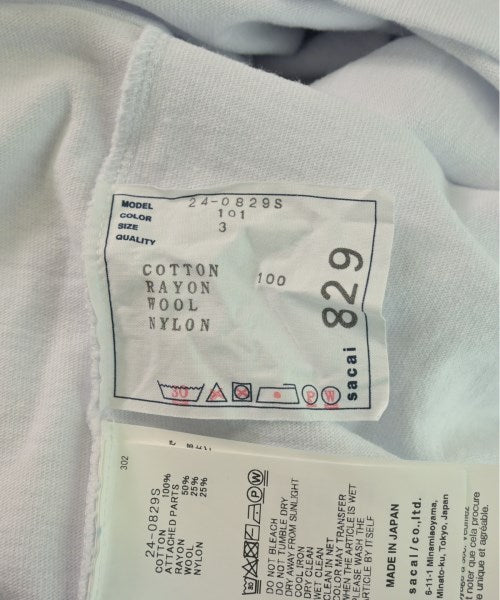 sacai เสื้อยืด/เสื้อท็อปส์
