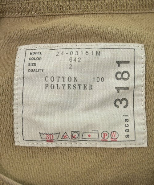 sacai เสื้อยืด/เสื้อท็อปส์