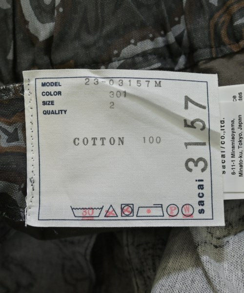 sacai กางเกงขาสั้น