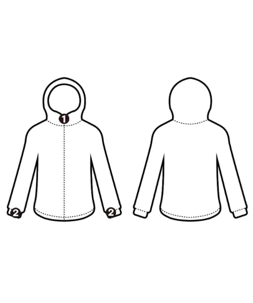 sacai เสื้อฮู้ด