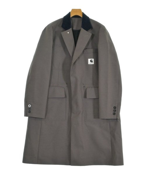sacai เสื้อโค้ทเชสเตอร์ฟิลด์