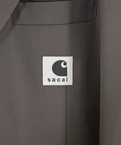 sacai เสื้อโค้ทเชสเตอร์ฟิลด์