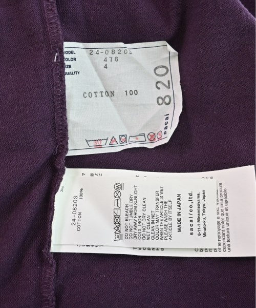 sacai เสื้อยืด/เสื้อท็อปส์