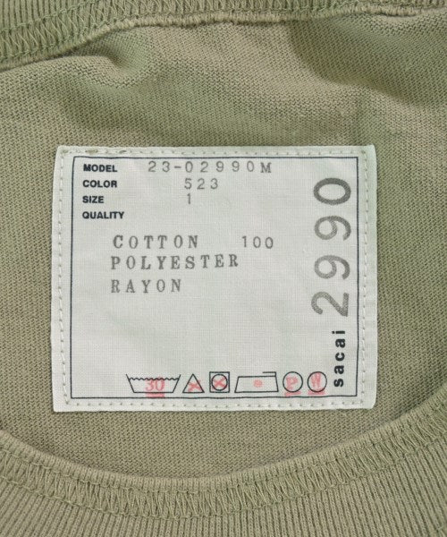 sacai เสื้อยืด/เสื้อท็อปส์