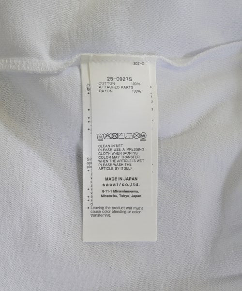 sacai เสื้อยืด/เสื้อท็อปส์