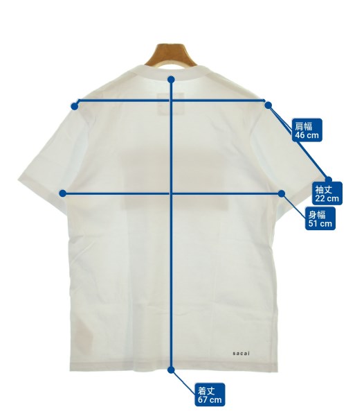sacai เสื้อยืด/เสื้อท็อปส์