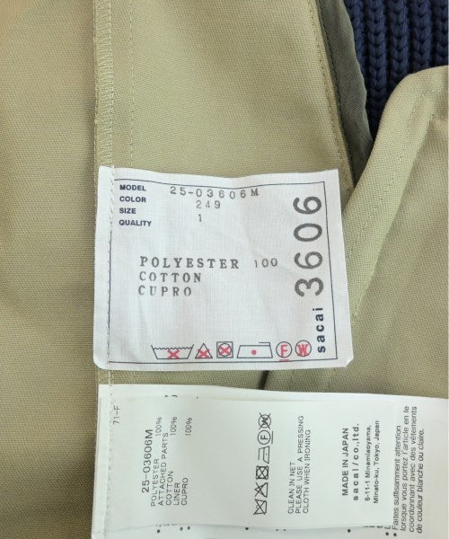 sacai แจ็คเก็ตเบลาส์ อื่น